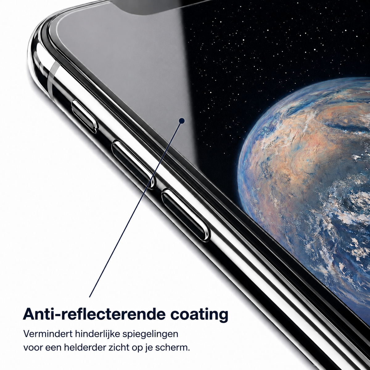 NYRAL® Blauwlicht Screenprotector voor iPhone